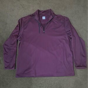 Callaway Men’s pullover jacket / zip up collared crewneck jacket